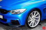 BMW 4-Series Matte Blue on Vossen Wheels (CVT) 2017 года